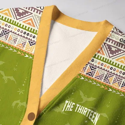 Pagewings The Thirteen Unisex Ugly Cardigan Sweaters