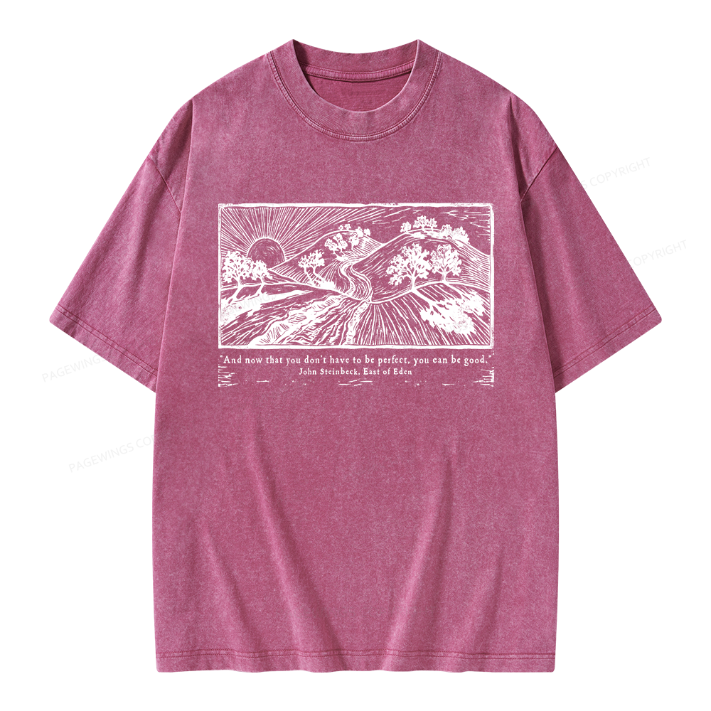 Pagewings Vintage Galley Unisex Washed T-shirt