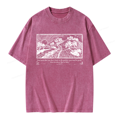 Pagewings Vintage Galley Unisex Washed T-shirt