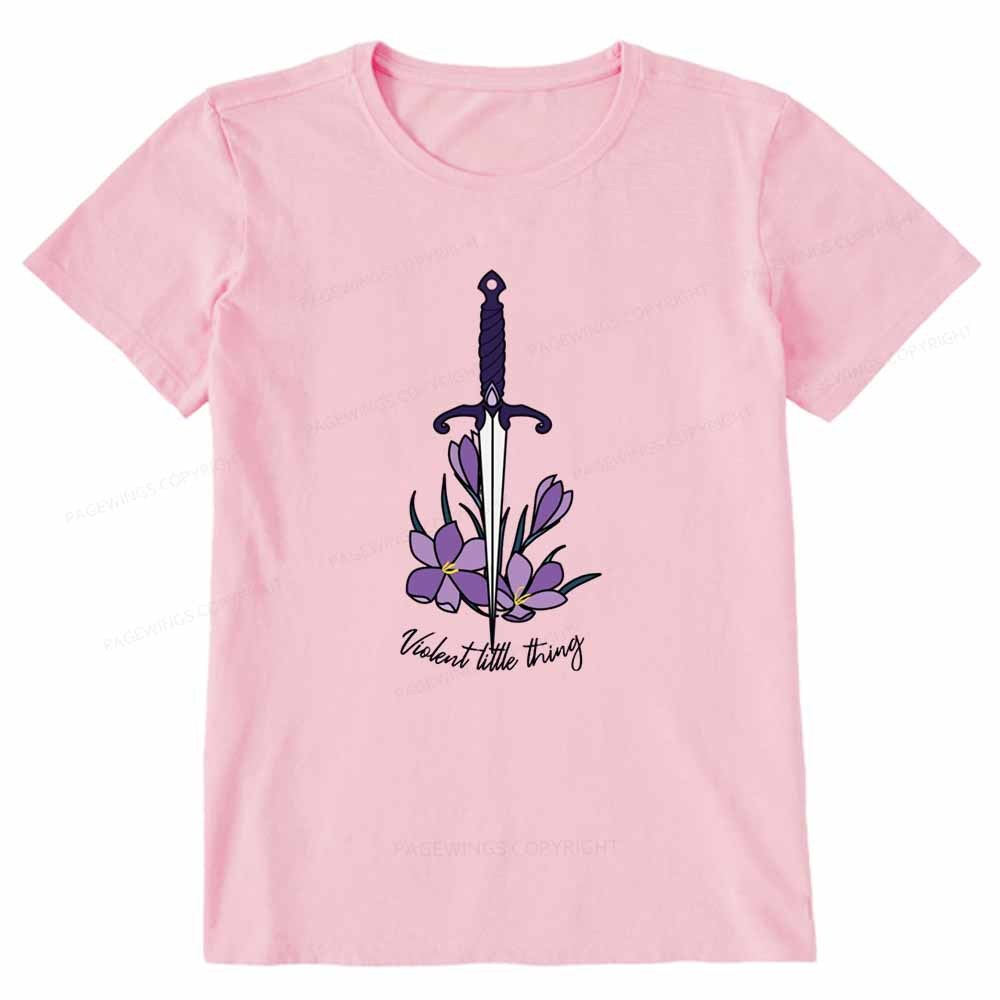 Pagewings ‘’Violent Little Thing" Fourth Wing MC Classic T-Shirt Unisex Classic T-shirt