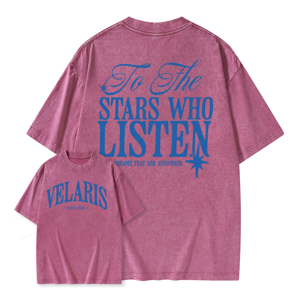 Pagewings Velaris Unisex Washed T-shirt