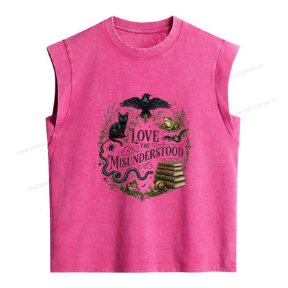 Pagewings Love the Misunderstood Women's Washed Tank Top