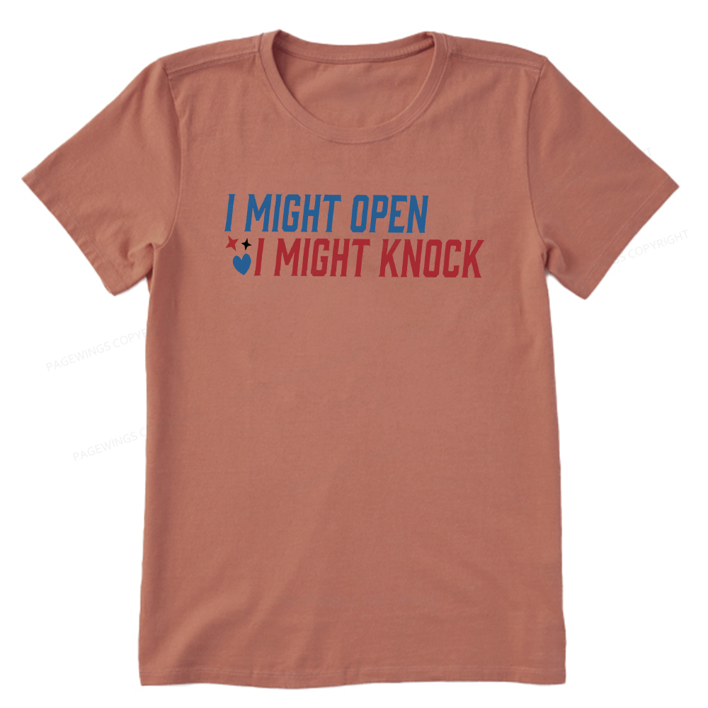 Pagewings I Might Knock Unisex Classic T-shirt