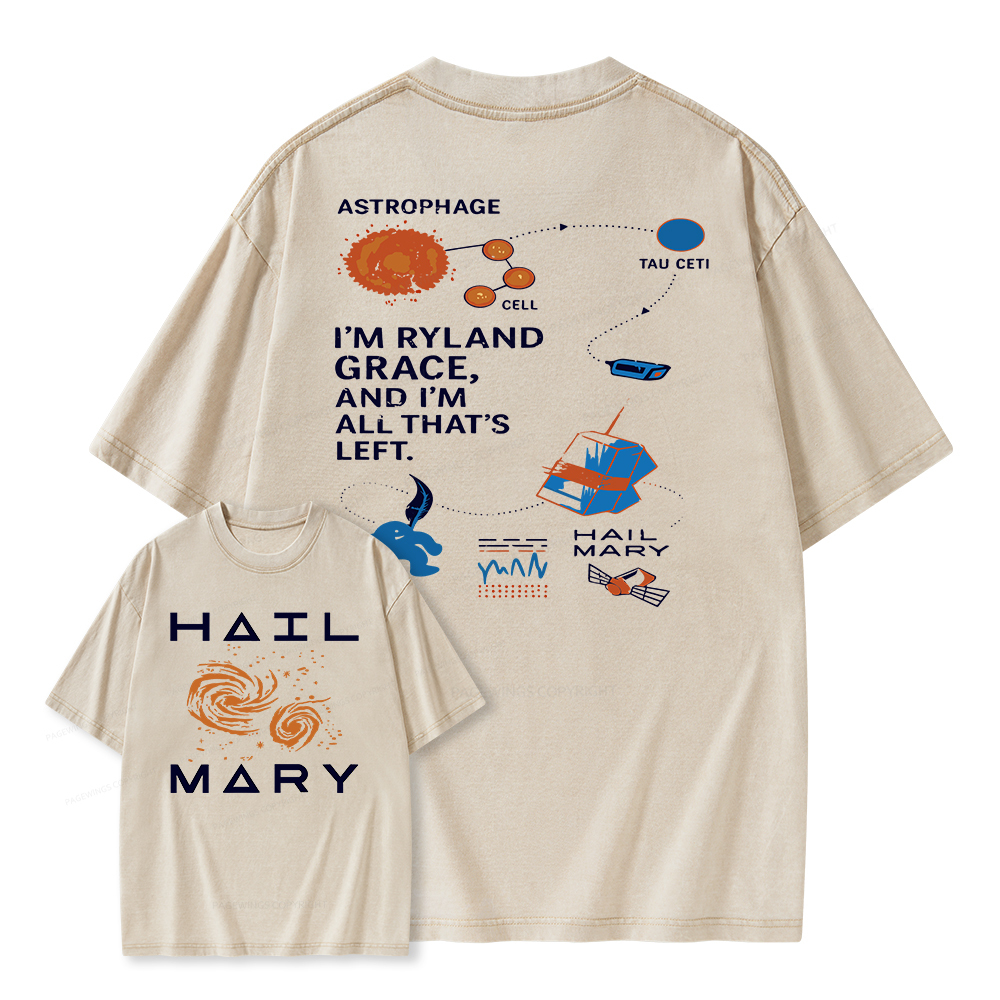 Pagewings Scifi Reader Unisex Washed T-shirt