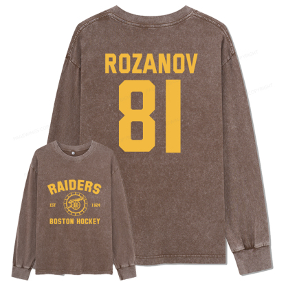 Pagewings Romance Novel Lover Unisex Washed Long Sleeve T-shirt 