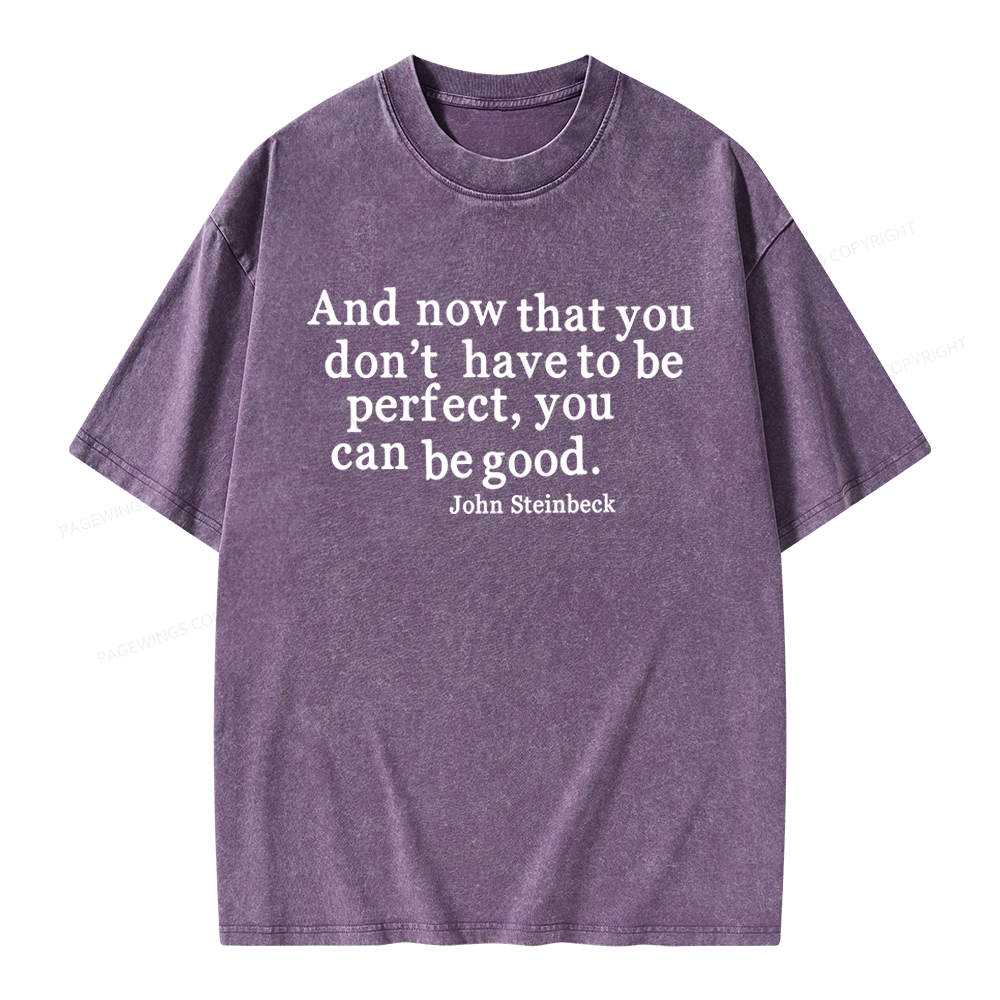 Pagewings Vintage Quote Unisex Washed T-shirt