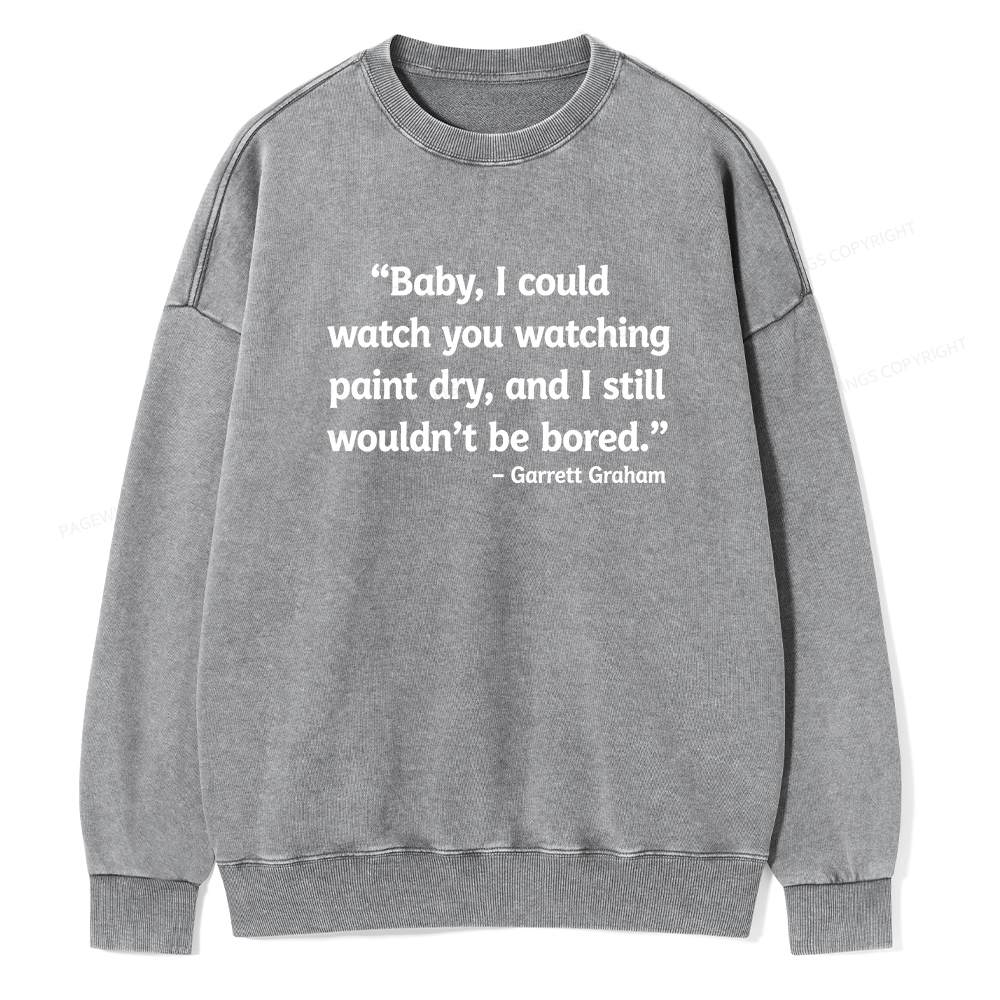 Pagewings Hockey Romance Unisex Washed Sweatshirt