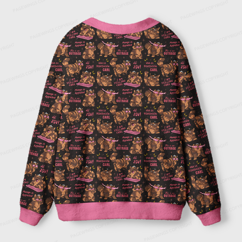Pagewings Sci Fi Book Lover Light Knit Unisex Cardigan Sweaters