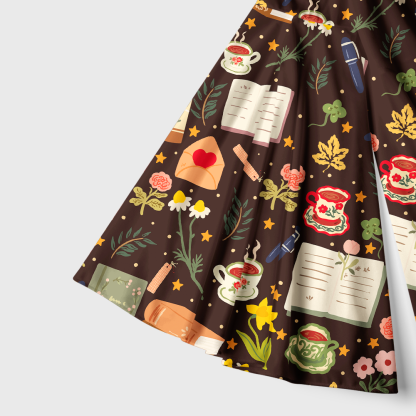 Pagewings Book Lover Bell Sleeve Dress