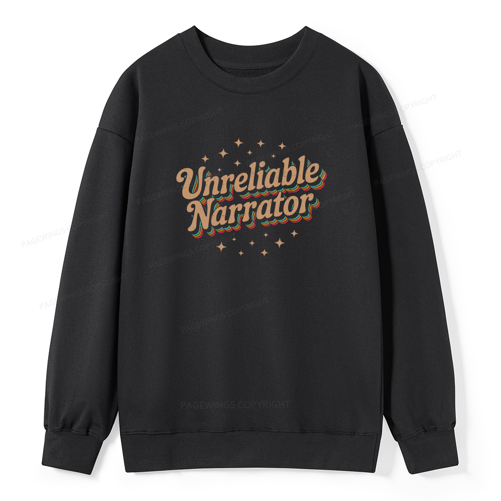 Pagewings Unreliable Narrator Unisex Classic Sweatshirt