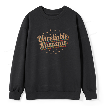 Pagewings Unreliable Narrator Unisex Classic Sweatshirt