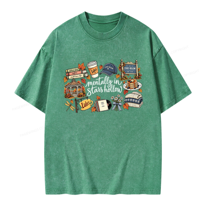 Pagewings Stars Hollow Unisex Washed T-shirt