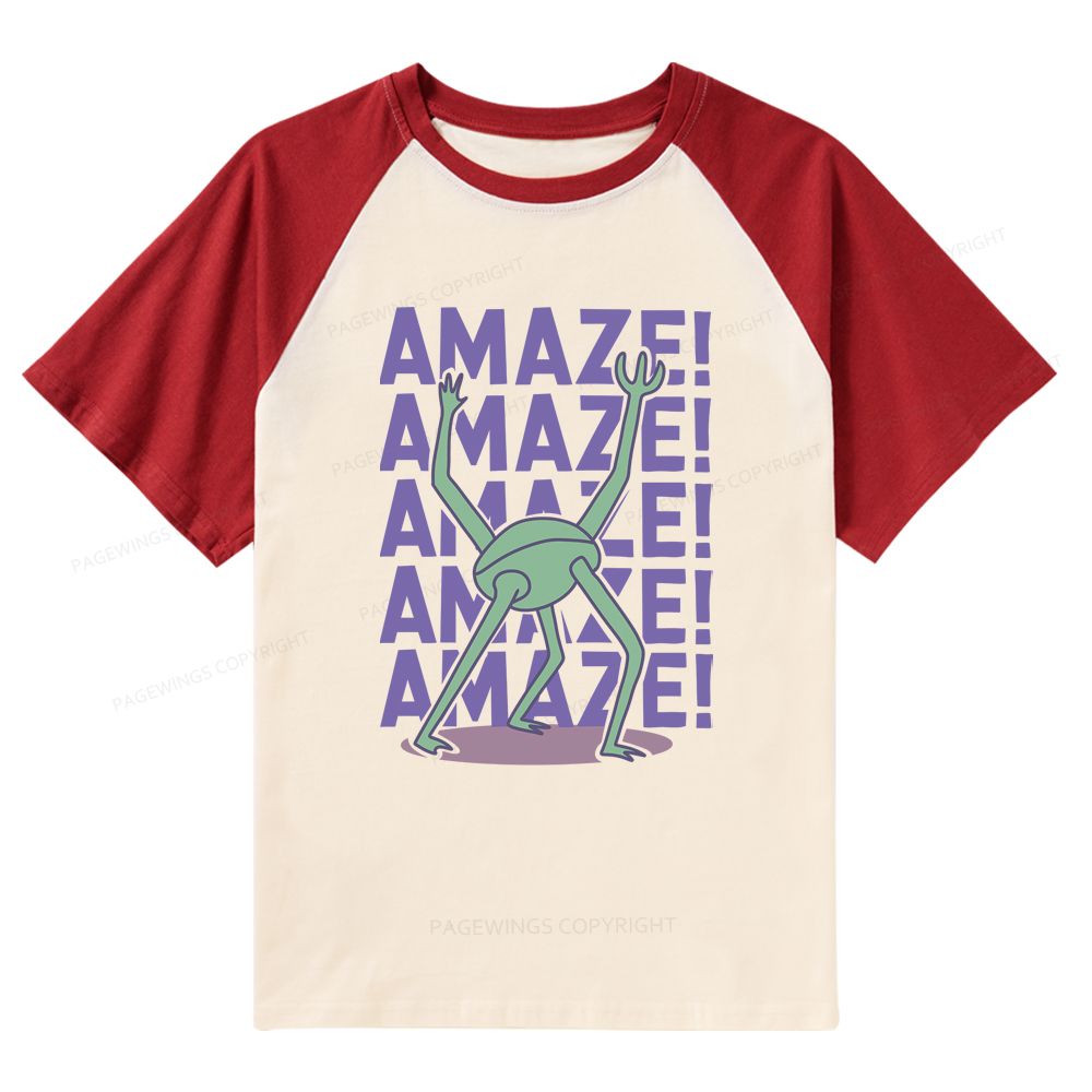 Pagewings Rocky Amaze Raglan T-shirt