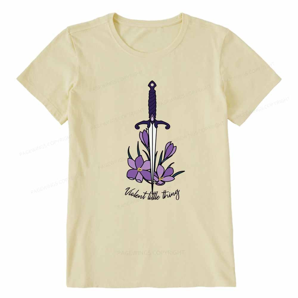 Pagewings ‘’Violent Little Thing" Fourth Wing MC Classic T-Shirt Unisex Classic T-shirt