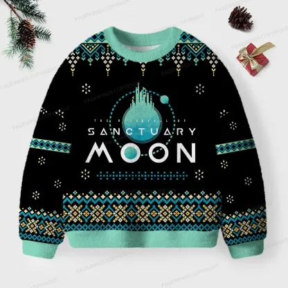 Pagewings Sanctuary Moon Unisex Ugly Knit Sweatshirt