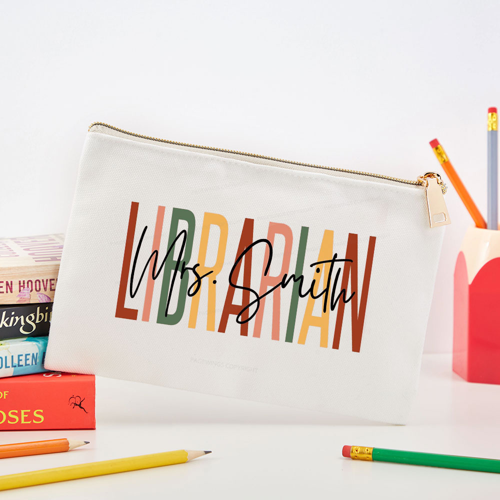 Pagewing Personalized Librarian Pouch