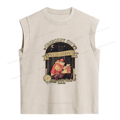Pagewings Fantasy Book Women's Washed Tank Top