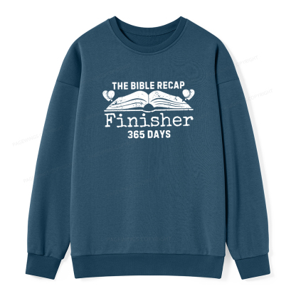 Pagewings The Bible Recap Finisher 365 Days Unisex Classic Sweatshirt