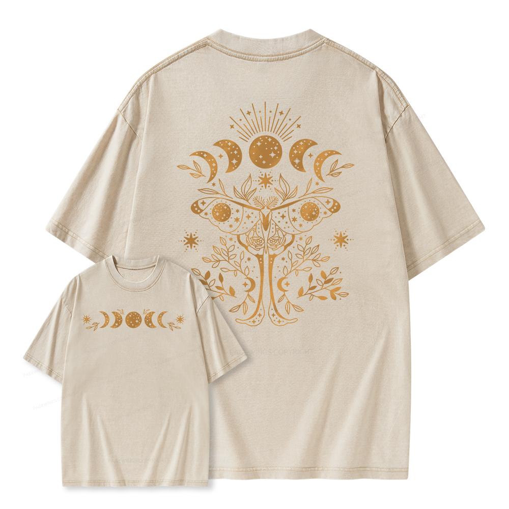 Pagewings Fantasy Book Lover Unisex Washed T-shirt