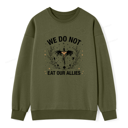 Pagewings We Do Not Eat Our Allies Unisex Classic Sweatshirt