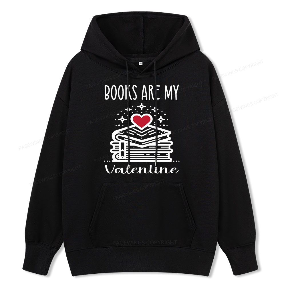 Pagewings Books are My Valentine Unisex Classic Hoodie
