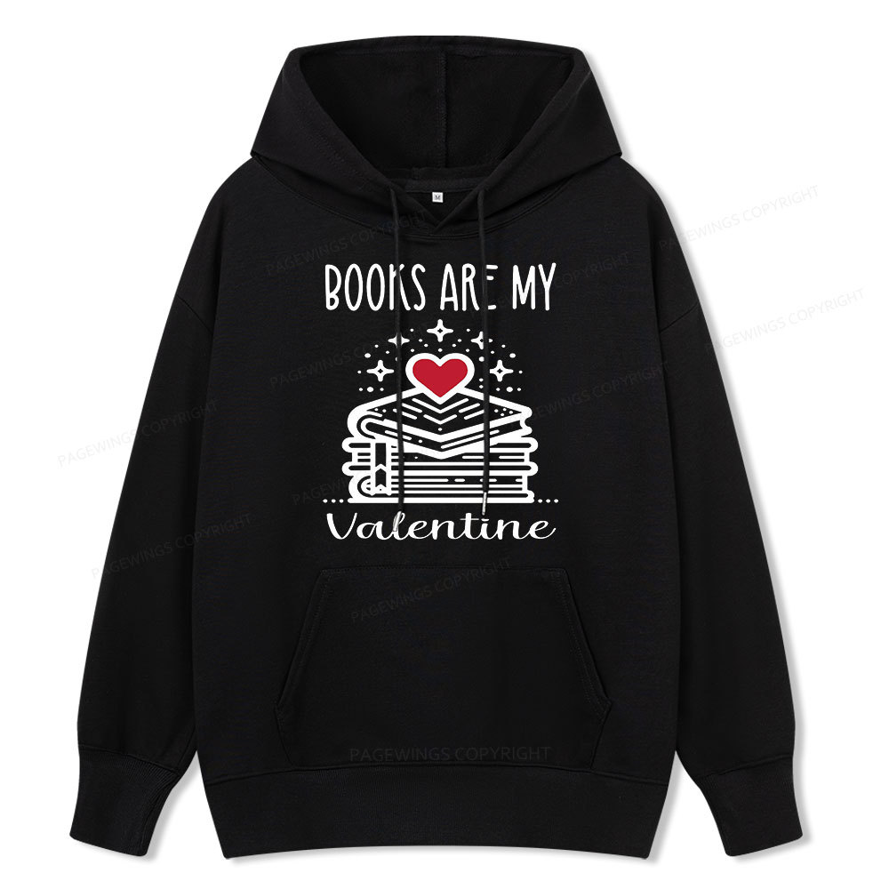Pagewings Books are My Valentine Unisex Classic Hoodie