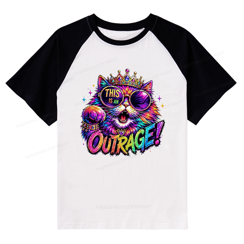 Pagewings Sci-Fi Book Lover Raglan T-shirt