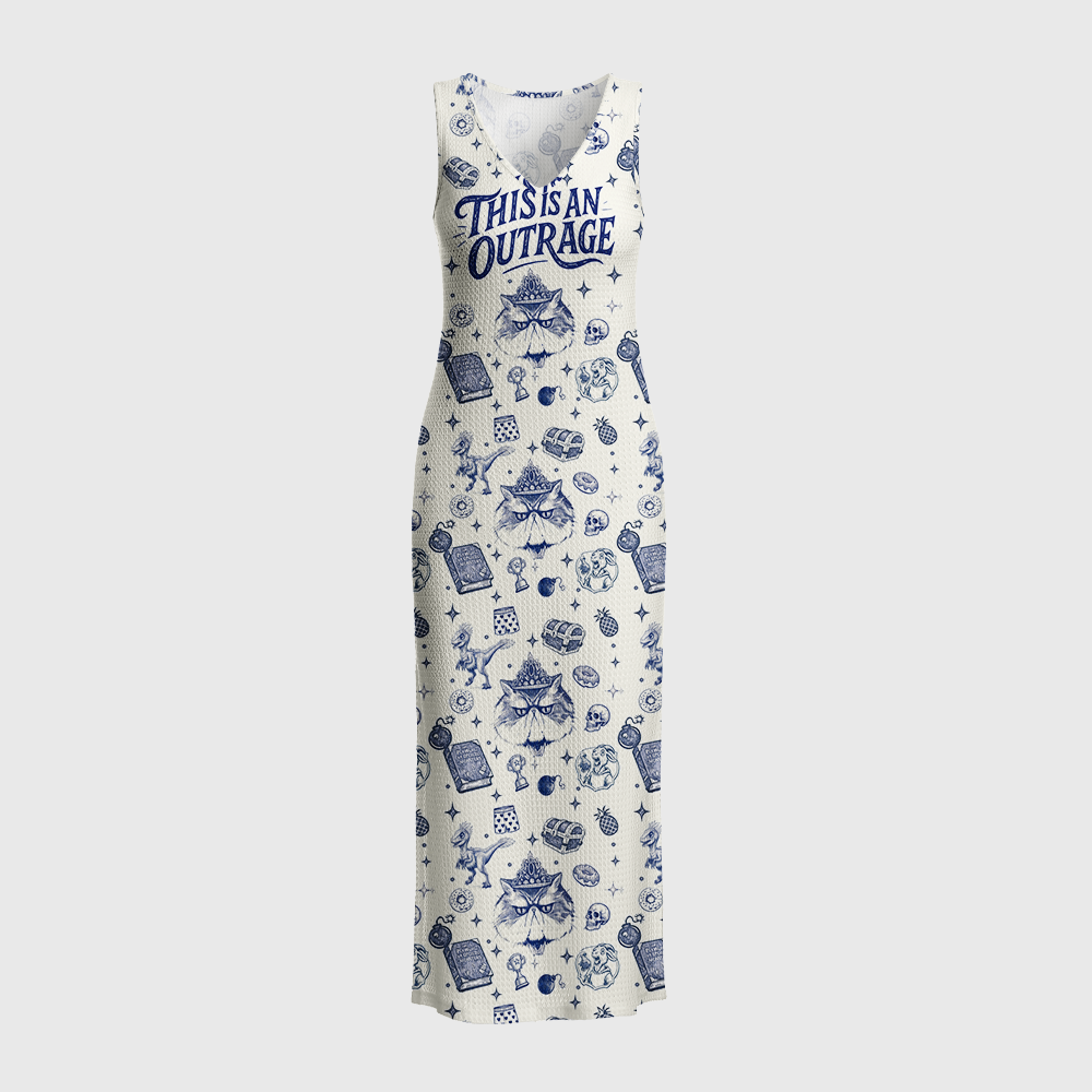 Pagewings This Is An Outrage Crochet Maxi Dress