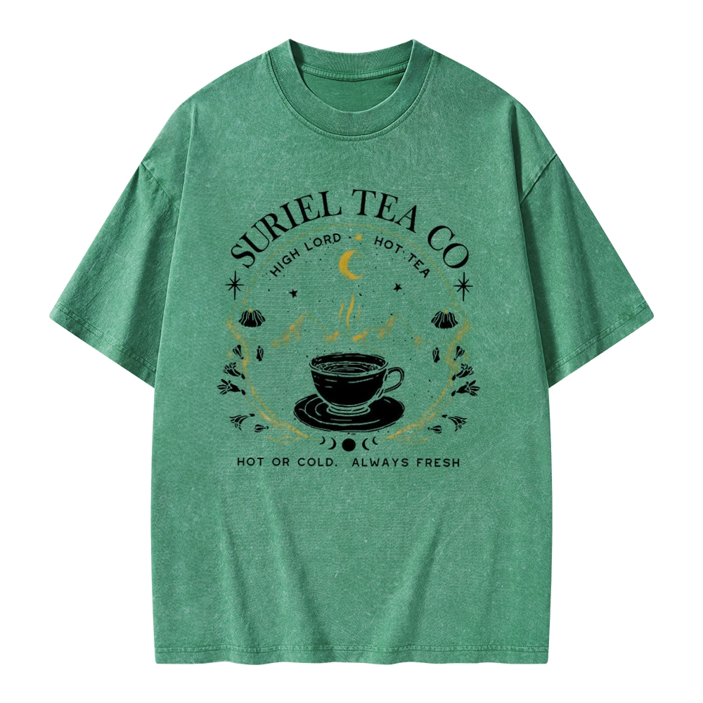 Pagewings Suriel Tea Co Unisex Washed T-shirt