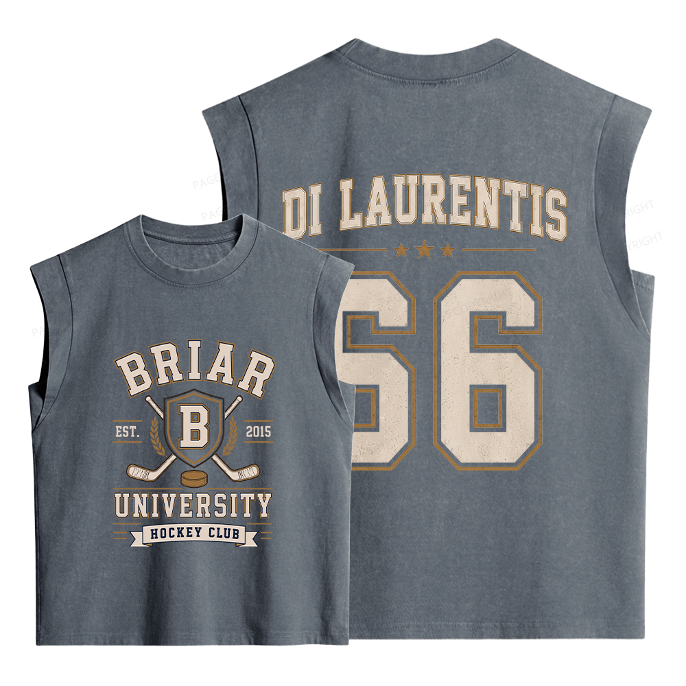 Pagewings Hockey Romance Women's Washed Tank Top