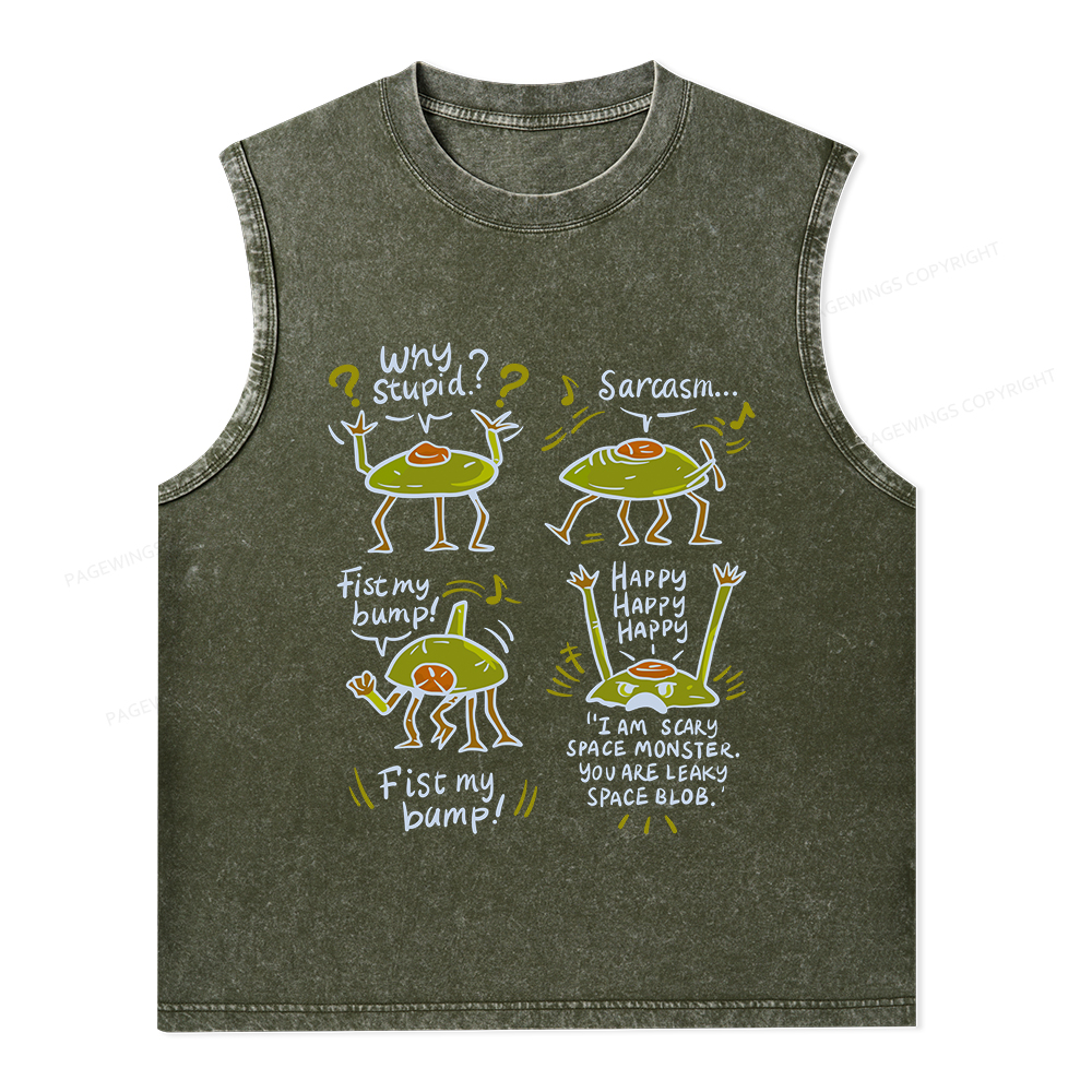 Pagewings Rocky Amaze Book Lover Unisex Washed Tank Top