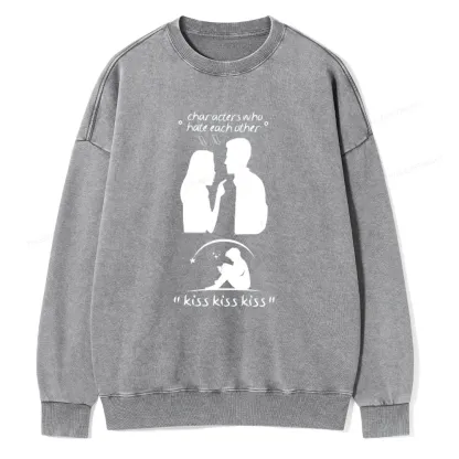 Pagewings Character Change Of The Enemies To Lovers Unisex Washed Sweatshirt