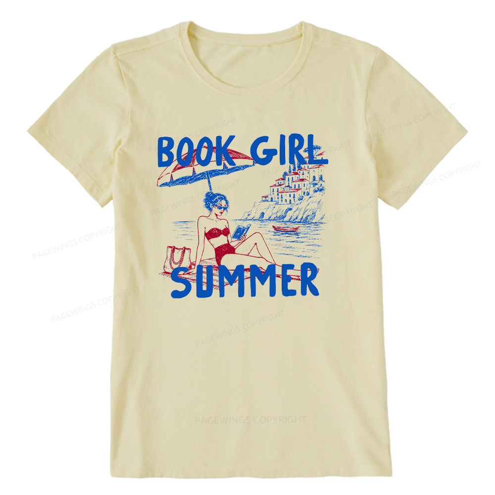 Pagewings Book Girl Summer Unisex Classic T-shirt