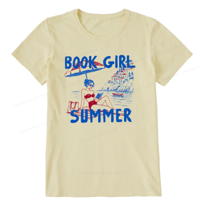 Pagewings Book Girl Summer Unisex Classic T-shirt