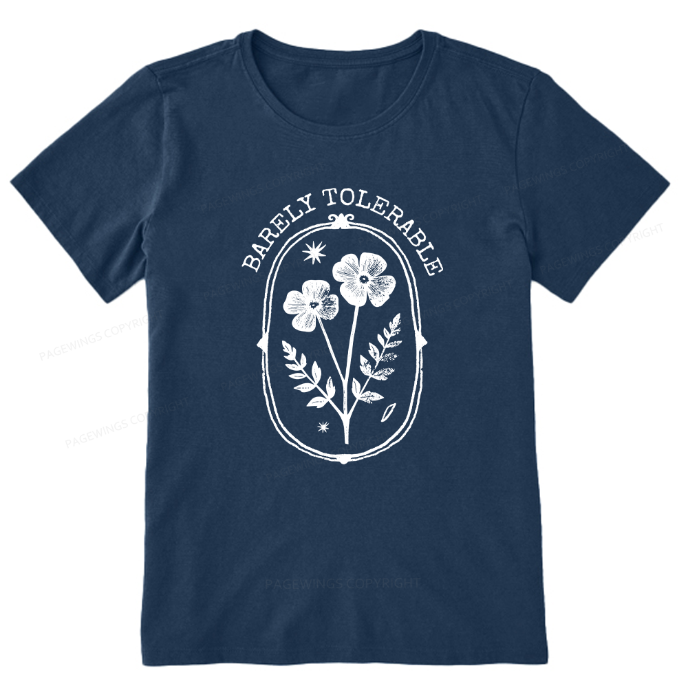 Pagewings Barely Tolerable Unisex Classic T-shirt