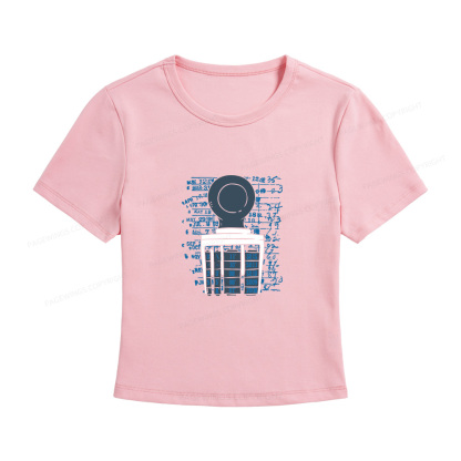 Pagewings Books Library Stamp Women's Baby Tee