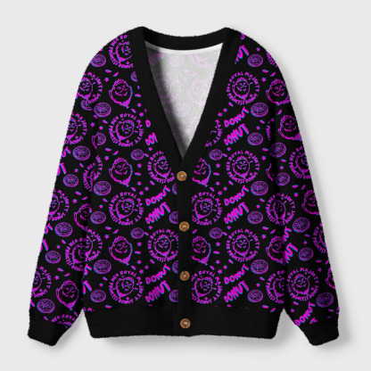 Pagewings Donut Light Knit Unisex Cardigan Sweaters