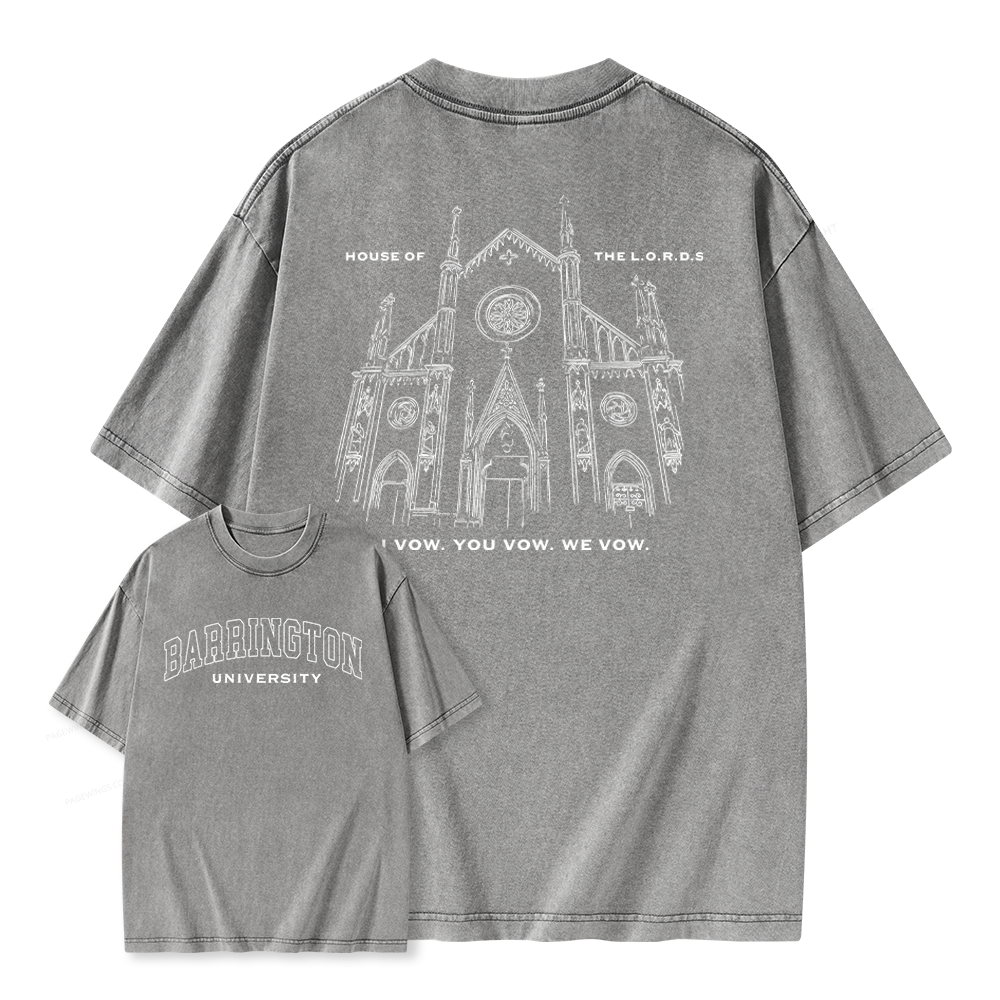 Pagewings Dark Romance Lover Unisex Washed T-shirt