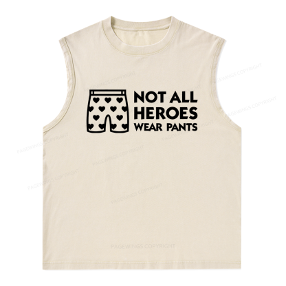 Pagewings Sci-Fi Book Lover Unisex Washed Tank Top