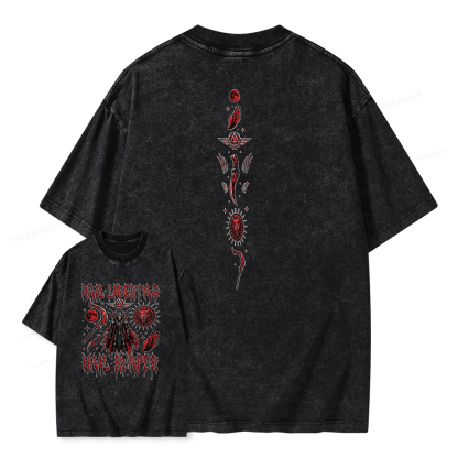 Pagewings Sci Fi Bookish Unisex Washed T-shirt
