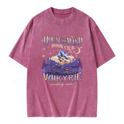 Pagewings Fantasy Book Unisex Washed T-shirt