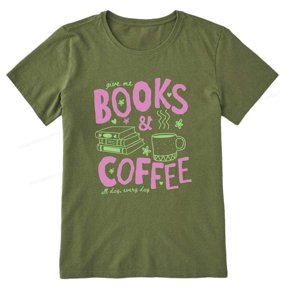 Pagewings Books and Coffee Unisex Classic T-shirt