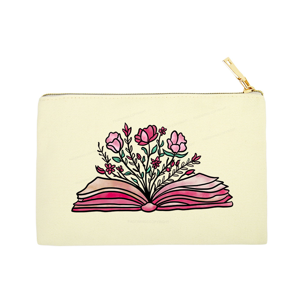 Pagewings Booktrovert Definition Funny Book Lover Png Pouch