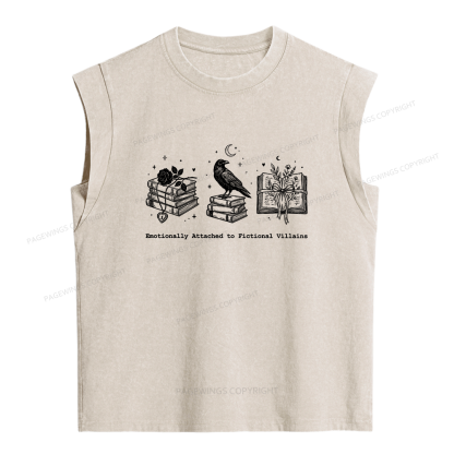 Pagewing Dark Romance Reader Women's Washed Tank Top