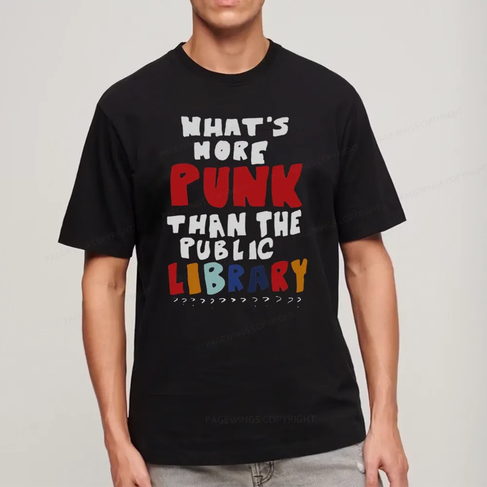 Pagewings What's More Punk Than The Public Library Unisex Classic T-shirt