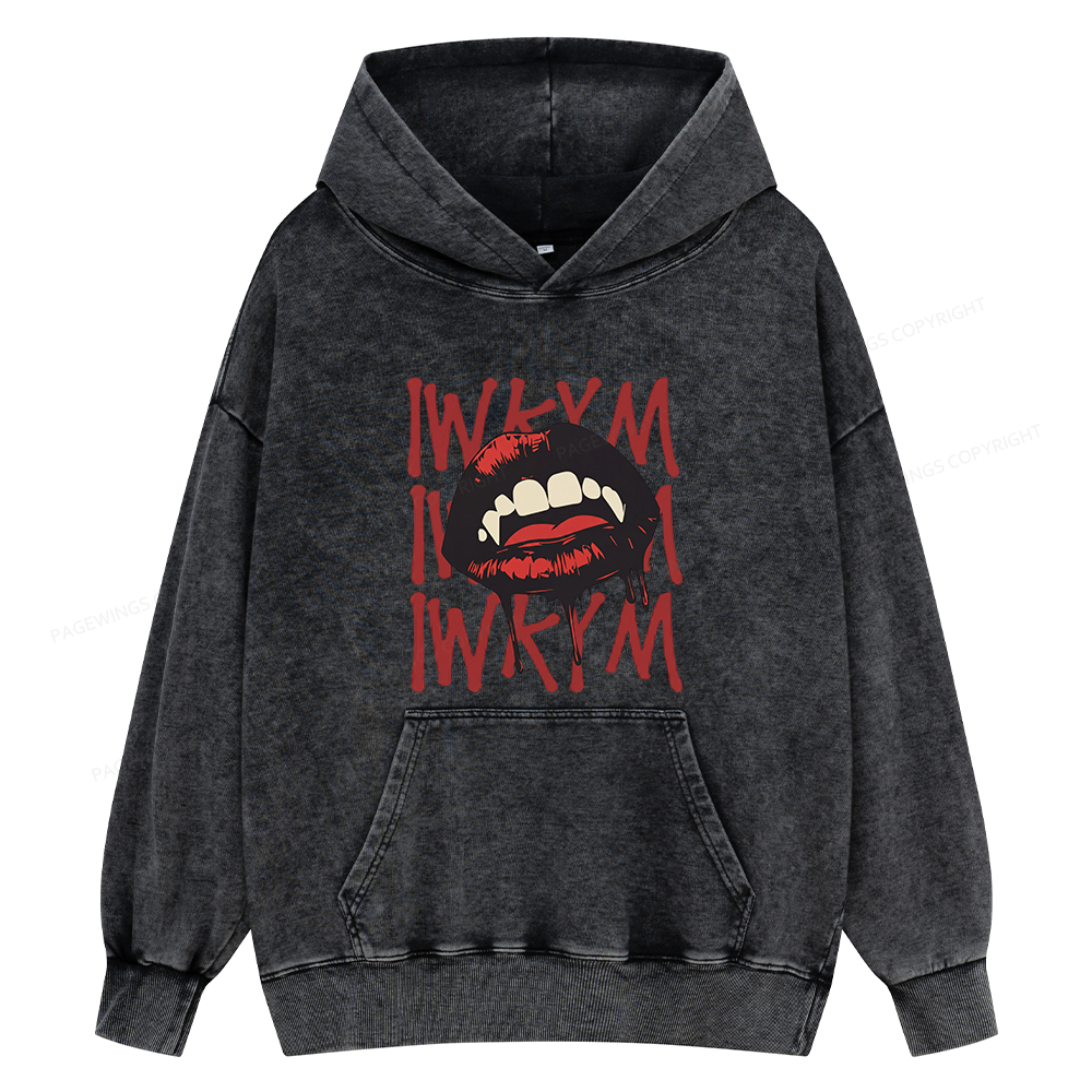 Pagewings Sci-Fi Novel Lover Unisex Washed Hoodie