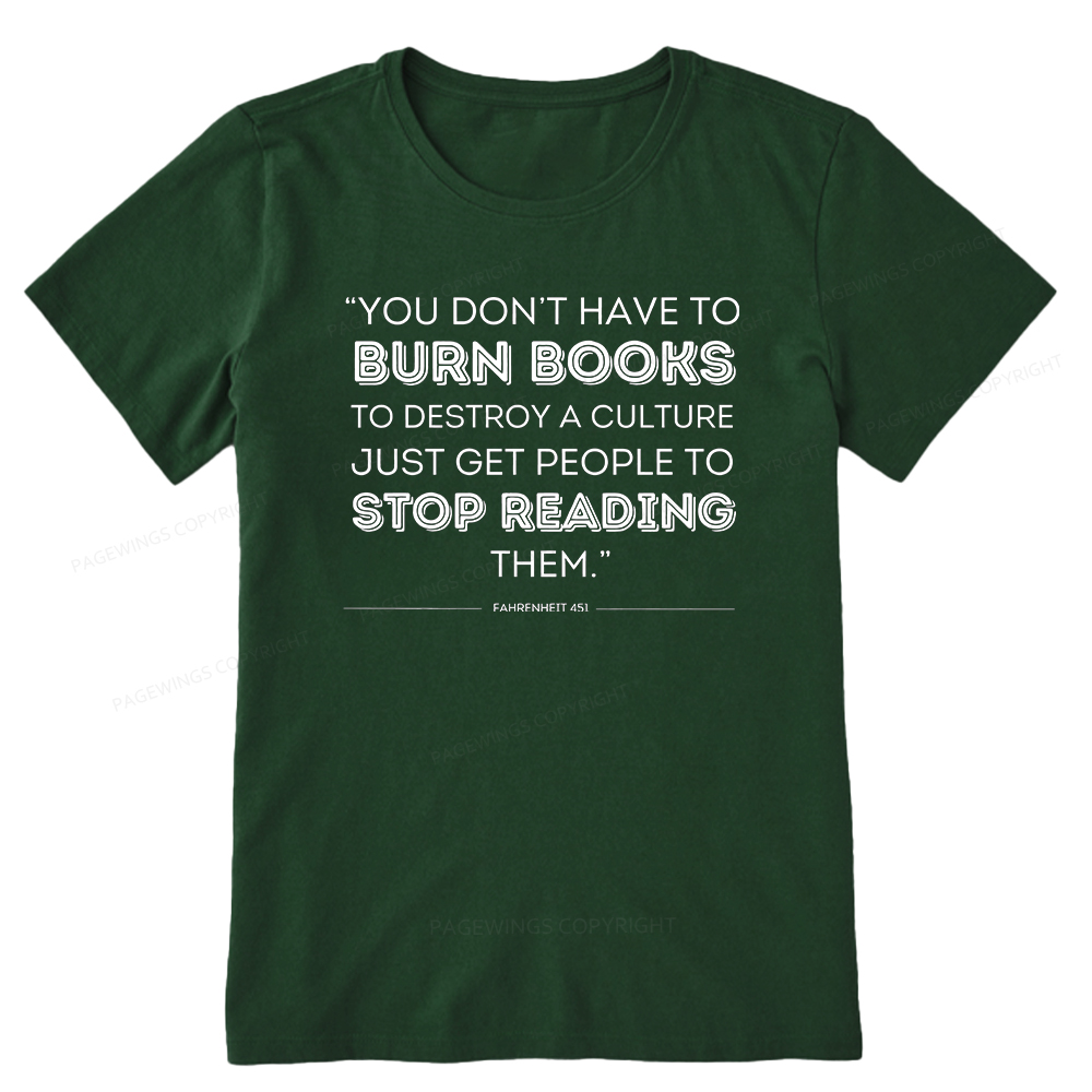 Pagewings Dystopian Book Shirt Classic Literature Gift Unisex Classic T-shirt