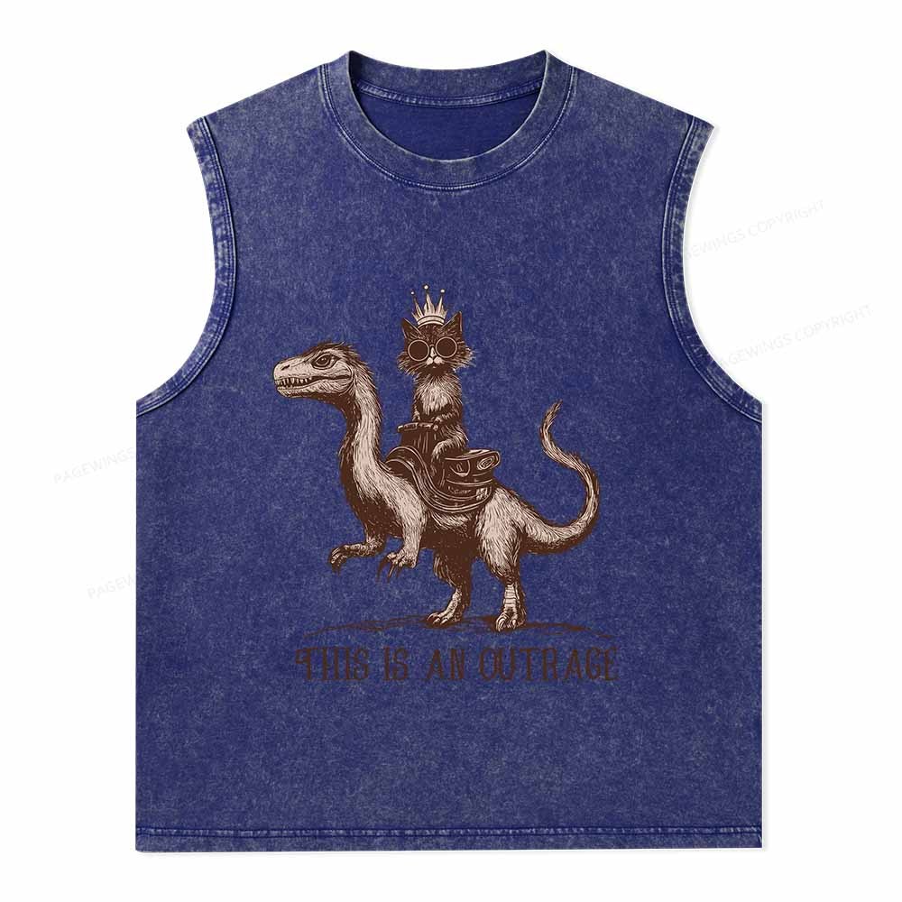 Pagewings Princess Donut Washed Tank Top