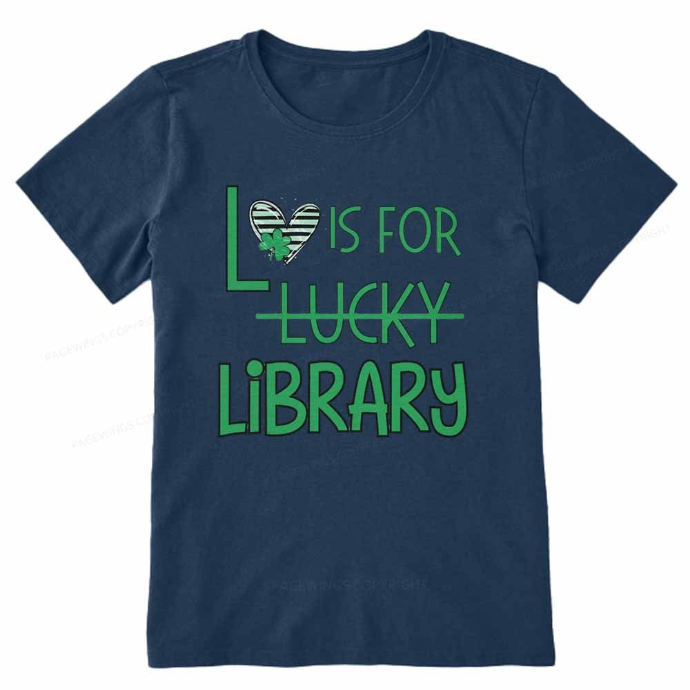 Pagewings St Patricks Day Librarian Tshirt Unisex Classic T-shirt