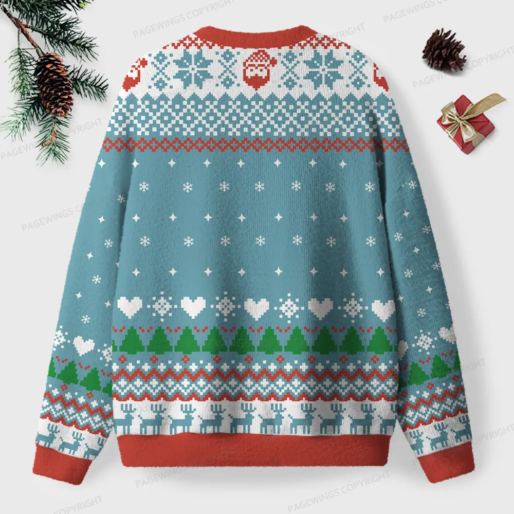 Pagewings Silly Goose Book Club Unisex Ugly Knit Sweatshirt